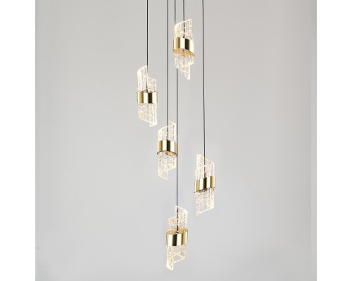 Дополнительное фото Люстра каскадная DeLight Collection MD23001022-5A gold: Купить в Интернет магазин освещения GCSVET.RU
