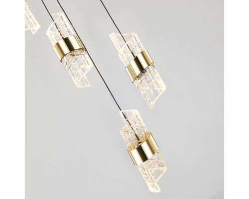Дополнительное фото Люстра каскадная DeLight Collection MD23001022-5A gold: Купить в Интернет магазин освещения GCSVET.RU