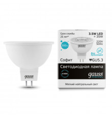 Светодиодная лампочка Gauss Elementary MR16 13524