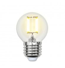 Светодиодная лампочка Uniel SKY Globe LED-G45-6W/NW/E27/CL PLS02WH картон