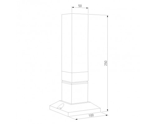 Дополнительное фото Ландшафтный светильник Elektrostandard 1536 TECHNO LED 4690389168741: Купить в Интернет магазин освещения GCSVET.RU