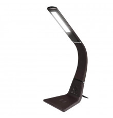 Лампа настольная (UL-00006473) Uniel TLD-565 Brown/LED/360Lm/3000-6000K/Dimmer/WR