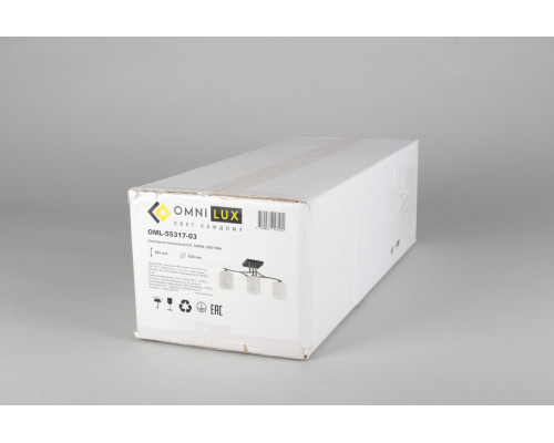 Дополнительное фото Люстра потолочная Omnilux Pisticci OML-55317-03: Купить в Интернет магазин освещения GCSVET.RU