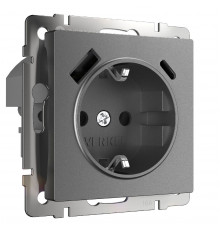 Розетка с заземлением, шторками и USB тип A+C Werkel W1171764 4690389194436 a063106