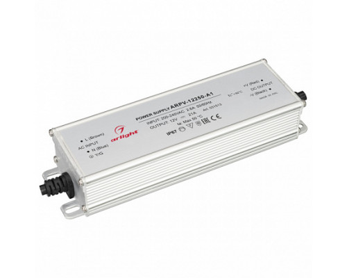 Основное фото Сетевой адаптер Arlight ARPV-12250-A1 12V 252W IP67 21A 031513: Купить в Интернет магазин освещения GCSVET.RU
