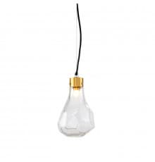 Светильник подвесной Delight Collection KR1197 KR1197P-1 brass/clear