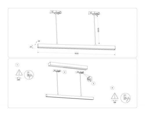 Дополнительное фото Светильник трековый (однофазный) Ambrella Light Track System GL6785: Купить в Интернет магазин освещения GCSVET.RU
