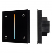 Панель Arlight Smart-P21-Mix-G-IN Black (12-24V, 4x3A, Sens, 2.4G) 033765