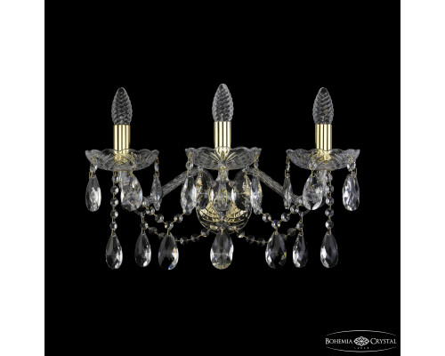 Основное фото Настенный светильник Bohemia Ivele Crystal 1413B/3/200/XL G: Купить в Интернет магазин освещения GCSVET.RU
