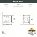 Дополнительное фото Светильник настенный для улицы Fumagalli DS2.560.000.LXD1L: Купить в Интернет магазин освещения GCSVET.RU