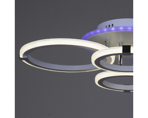 Дополнительное фото Люстра потолочная Reluce 06319-3.3-04 WH+CR (RGB): Купить в Интернет магазин освещения GCSVET.RU