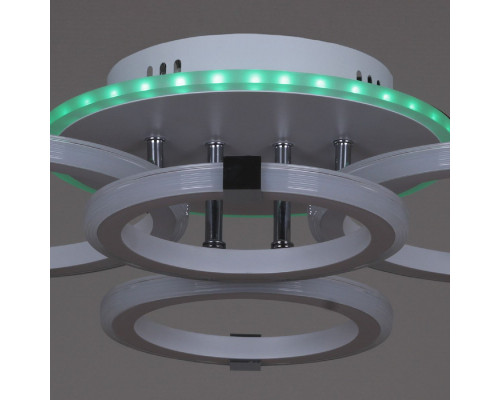 Дополнительное фото Люстра потолочная Reluce 06319-3.3-04 WH+CR (RGB): Купить в Интернет магазин освещения GCSVET.RU