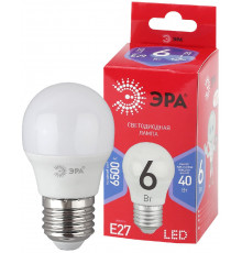 Светодиодная лампочка Эра LED P45-6W-865-E27 R Б0045357