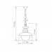 Дополнительное фото Уличный подвесной cветильник Elektrostandard Talli H GL 3002H брауни 4690389106583: Купить в Интернет магазин освещения GCSVET.RU