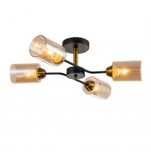 Люстра потолочная Escada Vertigo 1131/4P Black/Gold