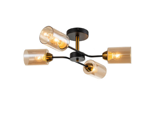 Основное фото Люстра потолочная Escada Vertigo 1131/4P Black/Gold: Купить в Интернет магазин освещения GCSVET.RU
