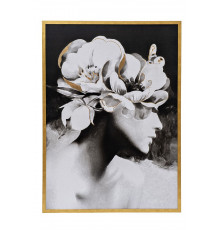 Настенный декор (картина) Девушка с цветами-2 Garda Decor 89VOR-GIRL FLOWER-2