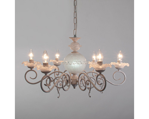 Дополнительное фото Люстра подвесная Abrasax Christel L.8302-6CREAM/G: Купить в Интернет магазин освещения GCSVET.RU