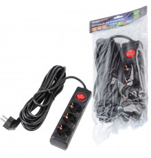 Удлинитель бытовой Uniel Ultra S-GCU3-7B BLACK UL-00010020