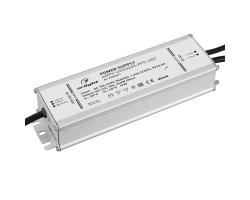 Основное фото Сетевой адаптер Arlight ARPV-UH24240-PFC-55C (24V, 10.0A, 240W) 025046(1): Купить в Интернет магазин освещения GCSVET.RU