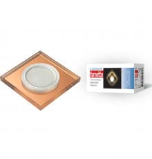 Светильник встраиваемый Fametto Luciole DLS-L107 GU5.3 CHROME/BRONZE