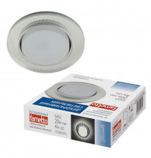 Светильник встраиваемый Fametto Luciole DLS-L156 GX53 GLASSY/CLEAR 3D