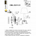 Дополнительное фото Настенный светильник Omnilux Bantine OML-53211-01: Купить в Интернет магазин освещения GCSVET.RU