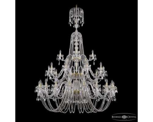 Основное фото Люстра подвесная Bohemia Ivele Crystal 1402/20+10+5/530/XL-206/3d G: Купить в Интернет магазин освещения GCSVET.RU