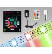 Лента светодиодная Ambrella Light LED Strip 12В 5050 14,4Вт/м RGB 5м IP20 GS2402