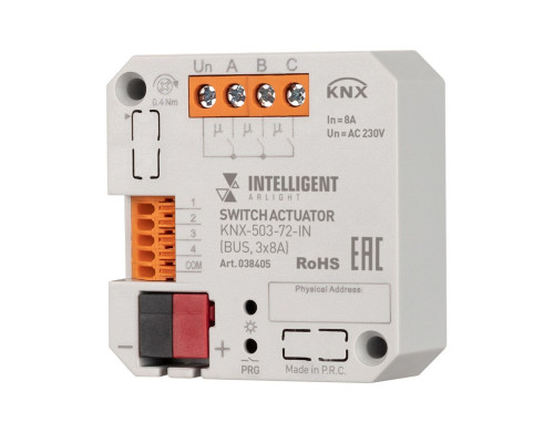 Основное фото Релейный модуль Arlight KNX-503-72-IN BUS, 3x8A 038405: Купить в Интернет магазин освещения GCSVET.RU