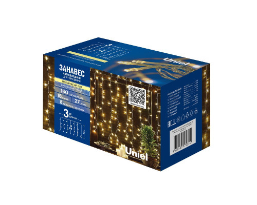 Дополнительное фото Гирлянда Uniel ULD-C3020-160/DTA WARM WHITE IP20 UL-00010914: Купить в Интернет магазин освещения GCSVET.RU