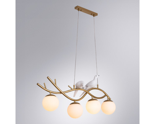 Дополнительное фото Люстра подвесная Arte Lamp Eltanin A3422SP-4GO: Купить в Интернет магазин освещения GCSVET.RU