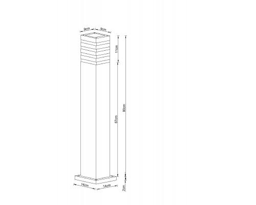 Дополнительное фото Светильник ландшафтный Arte Lamp Heather A4418PA-1BK: Купить в Интернет магазин освещения GCSVET.RU
