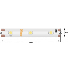 Лента светодиодная SWG Standard 24В 3528 4,8Вт/м желтый 5м IP20 SWG360-24-4.8-Y-M 022310