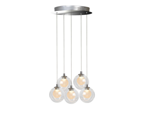 Дополнительное фото Люстра подвесная LED iLedex Epical C4492-5R CR: Купить в Интернет магазин освещения GCSVET.RU