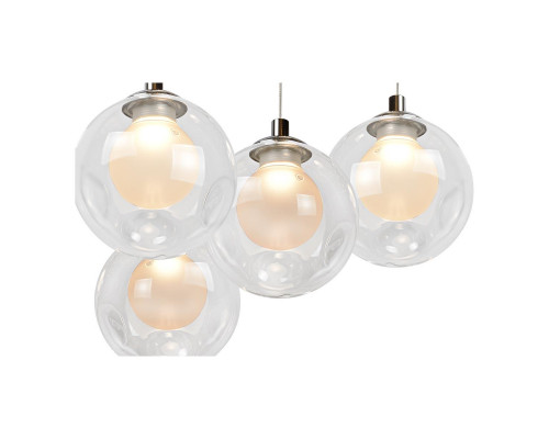 Дополнительное фото Люстра подвесная LED iLedex Epical C4492-5R CR: Купить в Интернет магазин освещения GCSVET.RU