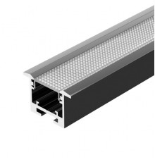 Алюминиевый профиль Arlight SL-Line-3523-F-2500 Black 033738