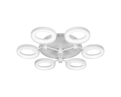 Основное фото Люстра потолочная LED iLedex Jomo FS-014-X6-(B) 72W WH: Купить в Интернет магазин освещения GCSVET.RU