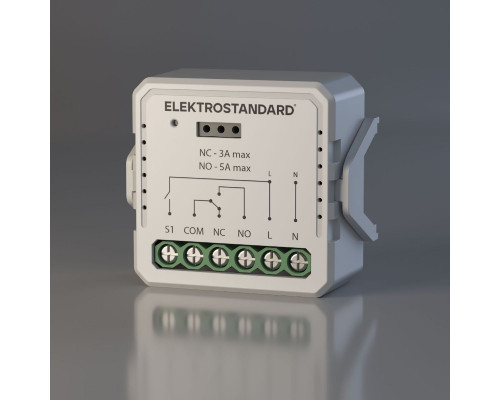 Основное фото Реле Умный дом с независимым контактом Elektrostandard 76010/00 4690389206740 a067444: Купить в Интернет магазин освещения GCSVET.RU