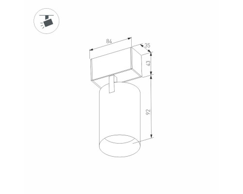 Дополнительное фото Светильник трековый (магнитый) Arlight MAG-SPOT-45-R85-7W Warm3000 (WH, 24 deg, 24V, DALI) 046586: Купить в Интернет магазин освещения GCSVET.RU