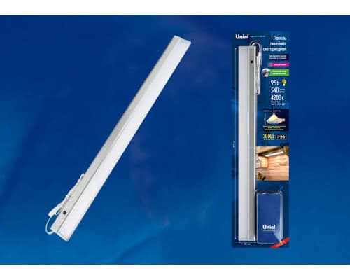 Дополнительное фото Светильник мебельный LED (UL-00002885) Uniel ULI-F42-7,5W/4200K/DIM Sensor IP20 Silver: Купить в Интернет магазин освещения GCSVET.RU