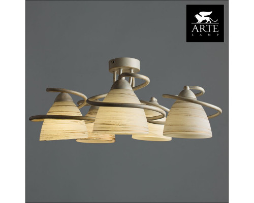 Дополнительное фото Люстра потолочная Arte Lamp Fabia A1565PL-5WG: Купить в Интернет магазин освещения GCSVET.RU