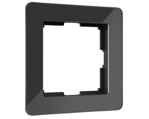 Основное фото Рамка на 1 пост Werkel Acrylic черный 4690389184826 W0012708: Купить в Интернет магазин освещения GCSVET.RU