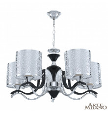Люстра подвесная Arte Milano Florentia-6787 306787/5 Bk/Ni