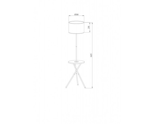 Дополнительное фото Напольный светильник ARTE Lamp A2070PN-1BK: Купить в Интернет магазин освещения GCSVET.RU