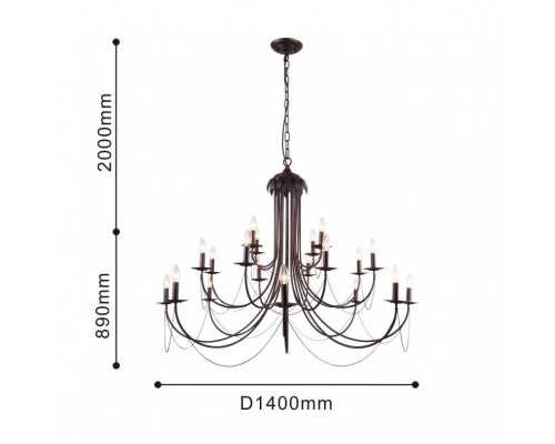 Дополнительное фото Люстра подвесная F-Promo Plini 2590-20P: Купить в Интернет магазин освещения GCSVET.RU
