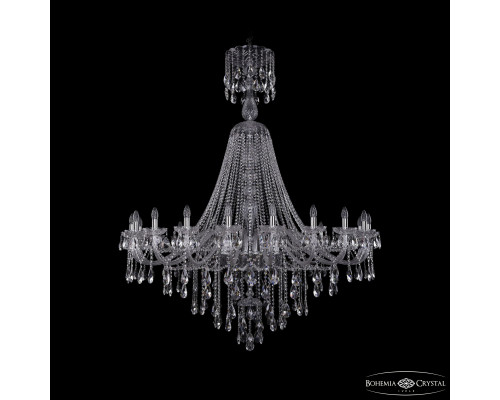 Основное фото Люстра подвесная Bohemia Ivele Crystal 1415/20/530/XL-180 Ni: Купить в Интернет магазин освещения GCSVET.RU