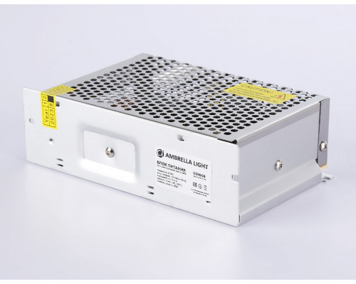 Дополнительное фото Блок питания Ambrella Light LED Driver 24V 250Вт AC90-260 10.4A IP20 GS9608: Купить в Интернет магазин освещения GCSVET.RU
