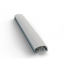 Профиль П-образный накладной Apeyron ширина ленты до 10мм (рассеиватель, заглушки - 2шт) 08-13