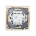 Дополнительное фото Выключатель двухклавишный с подсветкой Лама TDM Electric SQ1815-0305: Купить в Интернет магазин освещения GCSVET.RU
